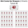 Big Dot of Happiness We Still Do - 40th Wedding Anniversary - Anniversary Party Candy Favor Sticker Kit - 304 Pieces - 3 of 4