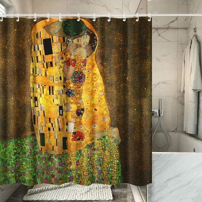 LunaLulinlk Bathroom Shower Curtain Set with Hooks