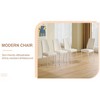 DOMETOUR Dining Chair Set of 4 PU Leather High Back Seat and Sturdy Leg Chair for Dining Room - 4 of 4