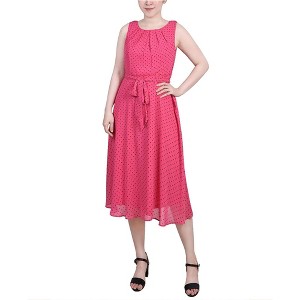 NY Collection Womens Chiffon Midi Dress - 1 of 1