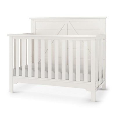 Child Craft Woodland 4-in-1 Convertible Crib, Converts to Day Bed, Toddler Bed and Full Size Bed, 3 Mattress Positions, Baby Safe Finish