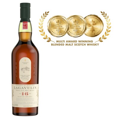 Lagavulin 16yr Islay Single Malt Scotch Whisky - 750ml Bottle : Target