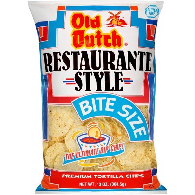 Old Dutch Restaurante Style Bite Size Tortilla Chips - 13oz