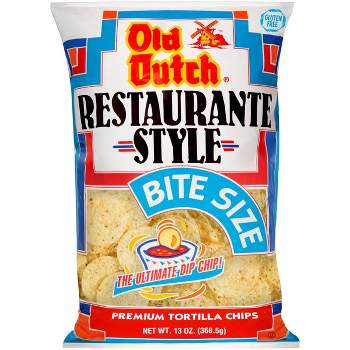 Old Dutch Restaurante Style Bite Size Tortilla Chips - 13oz