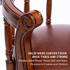 NicBex Swivel Bar Stools,Modern Leather Wooden Counter Height Barstools Chair,Stools for Kitchen,Counter,Living Room,Cafe - 4 of 4