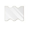 TUYOHW 30x35 Inch Wall Mount Bathroom Mirror,Modern Rectangular Wall Mount Vanity Mirror with 2 Wavy Sides for Bathroom,Bedroom - 4 of 4