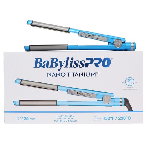 Knorretje orgaan keuken Babylisspro Nano Titanium U Styler 1 Inch : Target
