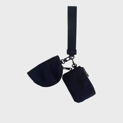 Grayson Smile Grayson Dual Pouch Wristlet Black