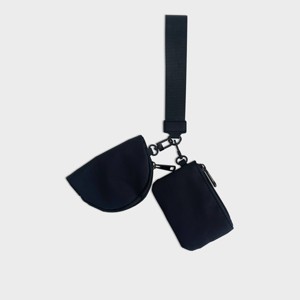 Grayson Smile Grayson Dual Pouch Wristlet Black - 1 of 1