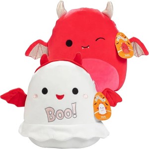 Squishmallows Christmas 10" Ghost & Devil 2-Squish Pack - Collectible Soft & Squishy Stuffed Animal Toy - Holiday Gift Set for Kids, Girls & Boys - 1 of 4
