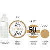 Big Dot of Happiness We Still Do - 50th Wedding Anniversary Giant Circle Confetti - Anniversary Party Decorations - Large Confetti 27 Count - 3 of 4