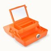 Caboodles Makeup Bag Orange Sparkle Showgirl On-The-Go Girl - 3 of 4