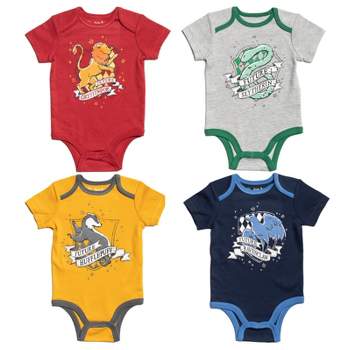 Harry Potter Baby 4 Pack Bodysuits Newborn to Infant