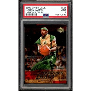 LeBron James Rookie Card 2003 Upper Deck LeBron's Diary #LJ4 PSA 9 - 1 of 2