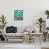 Stupell Industries Bold Pelican Bird with Pattern Framed Canvas - 2 of 3