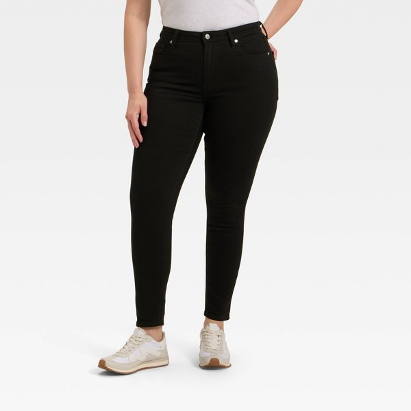 Jeans entallados de tiro alto para mujer - Universal Thread™ 4
