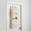 3 Sprouts Recycled Fabric Over the Door Organizer for Nursery - Terrazzo Cream - 4 of 4