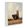 Stupell Industries Bear Holding Paws Watching Sunset, 12" x 12" - 3 of 4