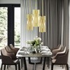 Livex Lighting Acra 3 - Light Pendant in  Satin Brass - 4 of 4