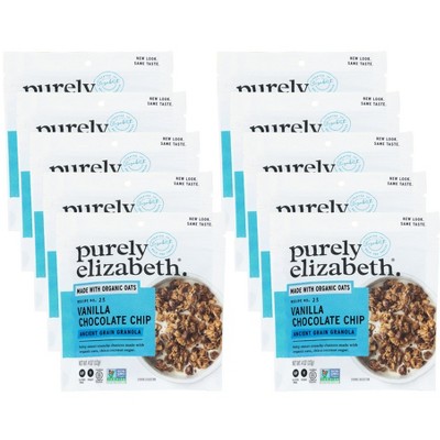 Purely Elizabeth Organic Vanilla Chocolate Chip Granola  - Case of 10/4 oz