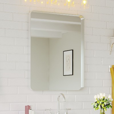 Wall-Mounted Mirror Rectangle Bathroom Vanity Mirrors Framed Mirrors Aluminum Framed Bathroom Mirror