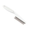 Unique Bargains Dog Metal Teeth Massaging Pet Grooming Rake Comb Trimmer White 1 Pc - image 4 of 4