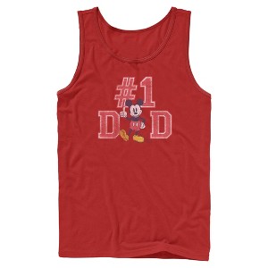 Mens Mickey & Friends Father's Day Mousey #1 Dad Tank Top - 1 of 4