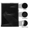 REGALWOVEN Home Room Modern Brushed Aluminum Real Glass Photo Frame 1 Pc - 3 of 4