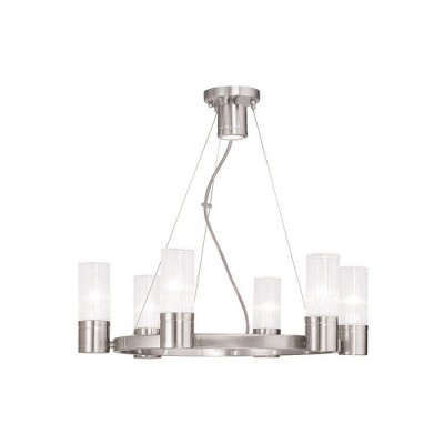 Livex Lighting Midtown 6 - Light Chandelier in  Polished Chrome