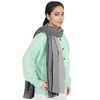 Alilang Lightweight Cotton Linen Scarf Striped Fashion Wrap Shawl for Women Men - 4 of 4