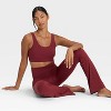 Women's Everyday Soft Crossover Flare Leggings - All In Motion™ - 3 of 4