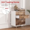 VANIRROR 4- Drawer Dresser & Chest Storage Organizer Unit Commode Bedroom Dresser - 4 of 4