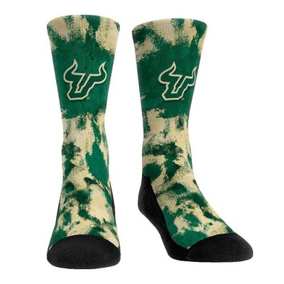 NCAA South Florida Bulls Paint Crew Socks - L/XL