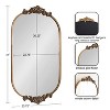 Kate & Laurel All Things Decor 24"x41" Arendahl Capsule Wall Mirror Gold - image 2 of 4