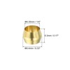 Unique Bargains Brass Air Water Gas Tube Fitting Compression Sleeves Ferrules 25 Pcs - 2 of 4