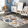 Nuloom Chaya Abstract High/Low Kids Tassel Indoor Area Rug, 4' x 6', Ivory - 2 of 4