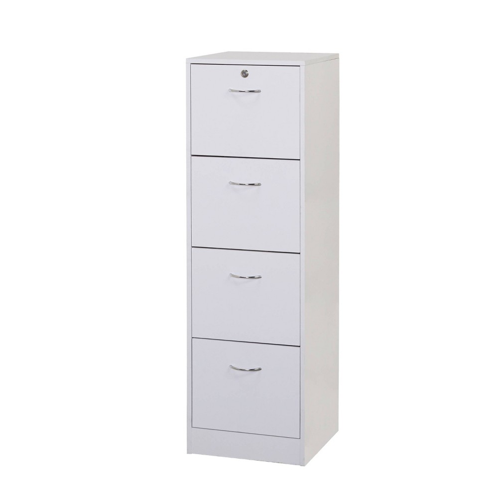Photos - File Folder / Lever Arch File Wilson 4 Drawer Filing Cabinet White - Buylateral
