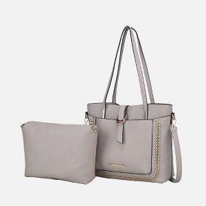 MKF Collection Raya Vegan Leather Women’s Shoulder Bag with Crossbody Pouch by Mia K - 1 of 4