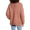 Women's Chunky Knit Open Front Cardigan - Dreamers by Debut - 2 of 3