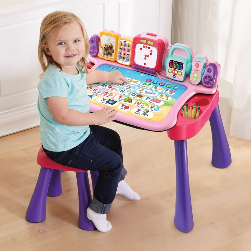 VTech Explore And Write Activity Desk - Pink, 6 of 13