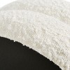 PAGED 18.5 Inch Boucle Fabric Ottoman, Modern Low Cushion Footrest Ottoman with High-density Foam for Living Room, Bedroom - 4 of 4