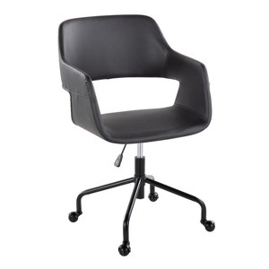 XIYUYEU Accent Modern Office Desk Chair Vanity Office Desk Chair with Wheels for Adults, Students, Office, Home - 1 of 4