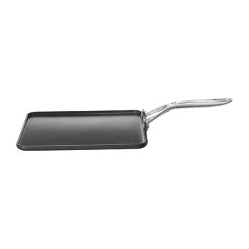 Brentwood 11.5 Inch Round Nonstick Grill Pan In Black : Target