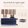 Kumasinova 20"-28"Carry-On/Checked Luggages,ABS Hardside Luggage with Spinner Wheels & Built-In Lock,Lightweight TSA Lock Hard Shell Suitcase - 3 of 4