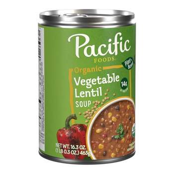 Pacific Foods Organic Plant Based Vegetable Lentil & Roasted Red Pepper Soup - 16.3oz
