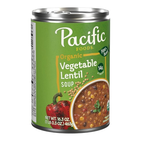 Pacific Foods Organic Plant Based Vegetable Lentil & Roasted Red Pepper Soup - 16.3oz - image 1 of 4