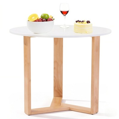 Anybear 31.5 x 29.7" Round Dining Table for Small Spaces for 2-4 People