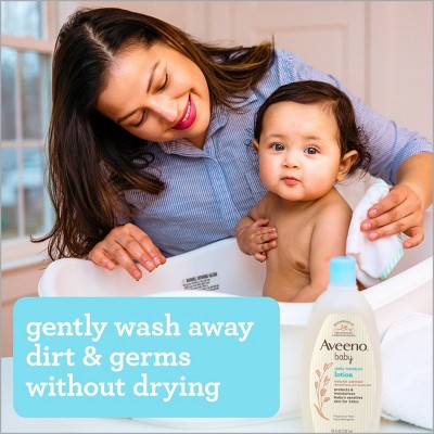 Aveeno Baby Gentle Wash &#38; Shampoo with Natural Oat Extract For Sensitive Hair &#38; Skin - Lightly Scented - 33 fl oz