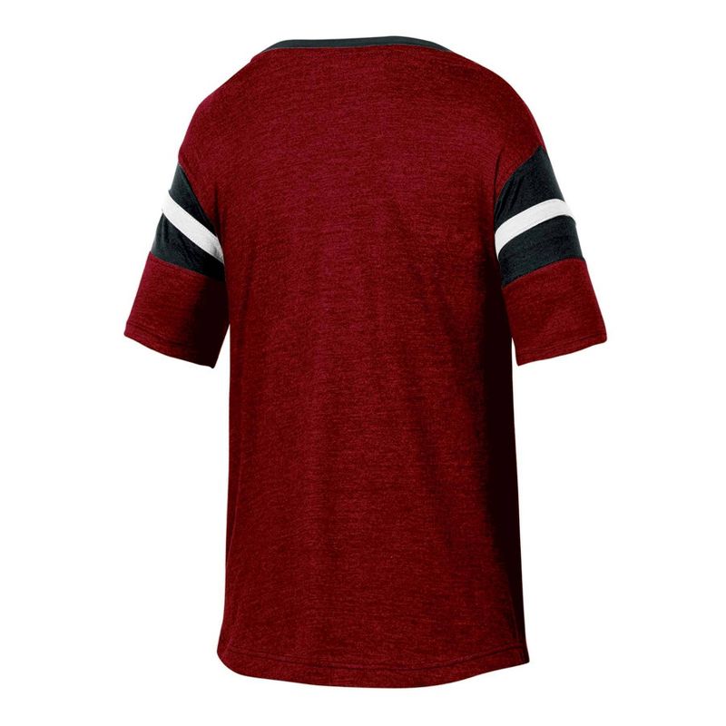 NCAA South Carolina Gamecocks Girls&#39; Short Sleeve Striped Shirt, 2 of 4
