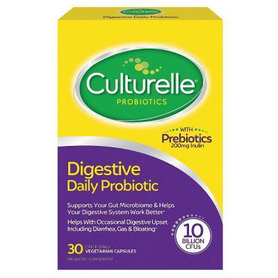 Culturelle Digestive Health 10 Billion CFUs Daily Probiotic for Men and Women - 30ct